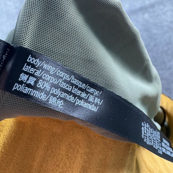 Victorias Secret Sports Bra Womens S Green Gold Camo Gym Running Workout Lined - Picture 5 of 8